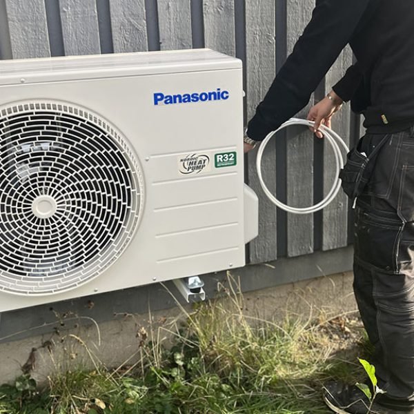 Installation av luftvärmepump