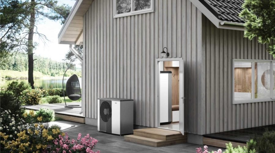 utedel luft-vattenvärmepump